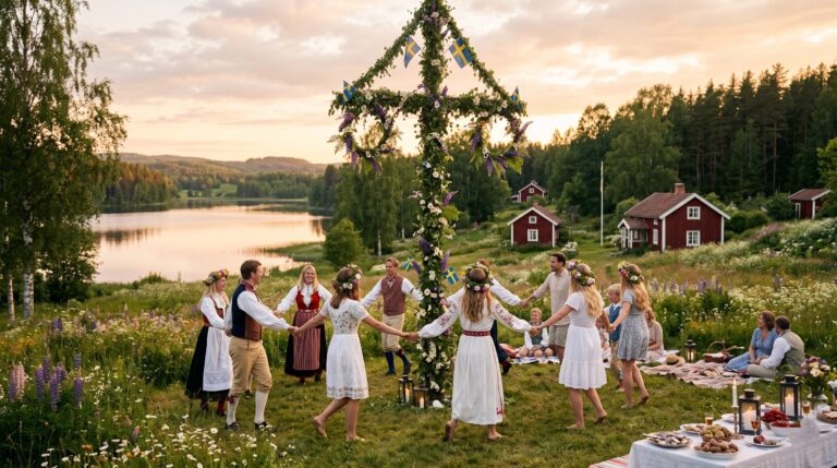 solstizio estate midsommar svezia