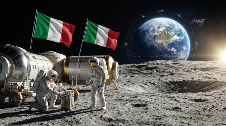 spazio italia luna