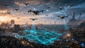 tecnologia sciami di droni
