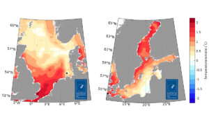 temperatura mar baltico mare del nord primavera 2026