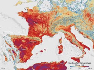 temperature suolo europa 23 giugno 2026
