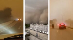 tempesta di sabbia india