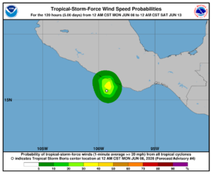 tempesta tropicale boris