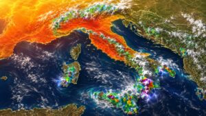 temporali calore italia 25 giugno 2026