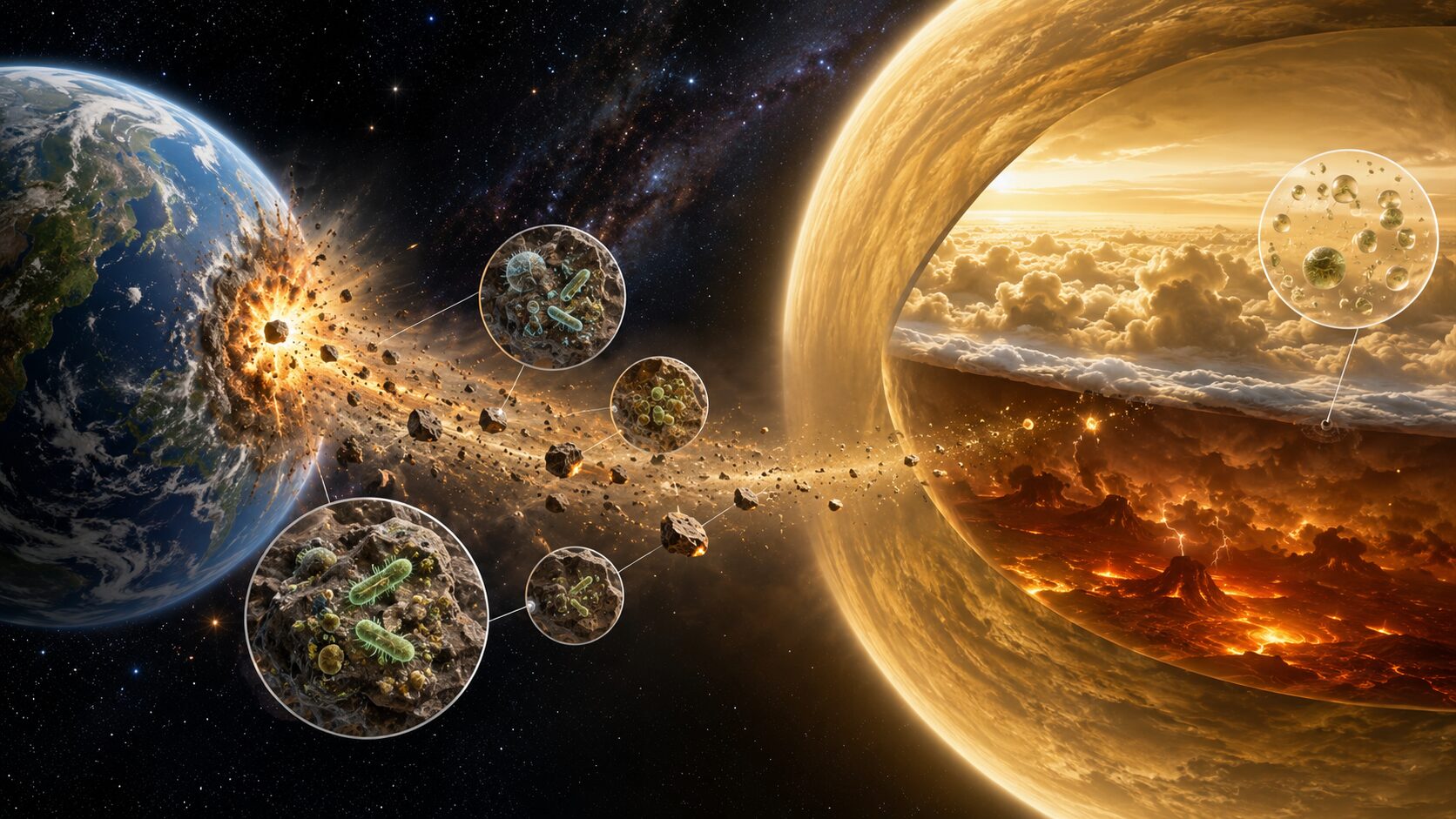 Vita extraterrestre, la Terra ha inseminato Venere? L’affascinante teoria della panspermia interplanetaria