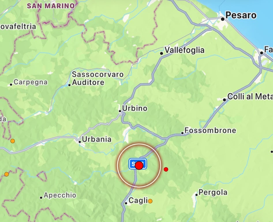 terremoto acqualagna marche