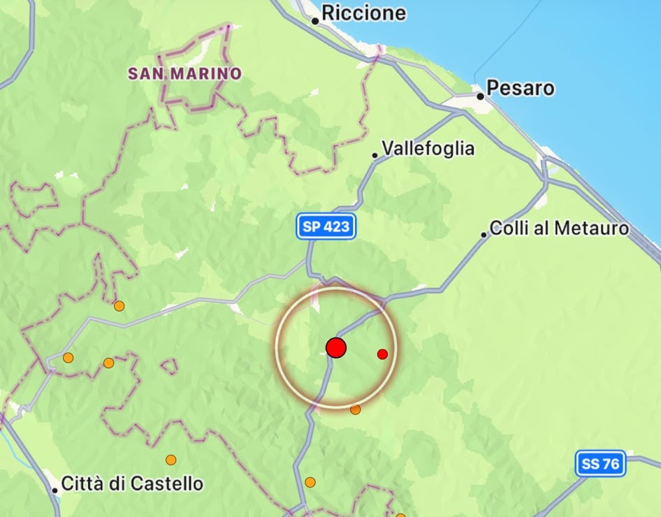 terremoto acqualagna marche