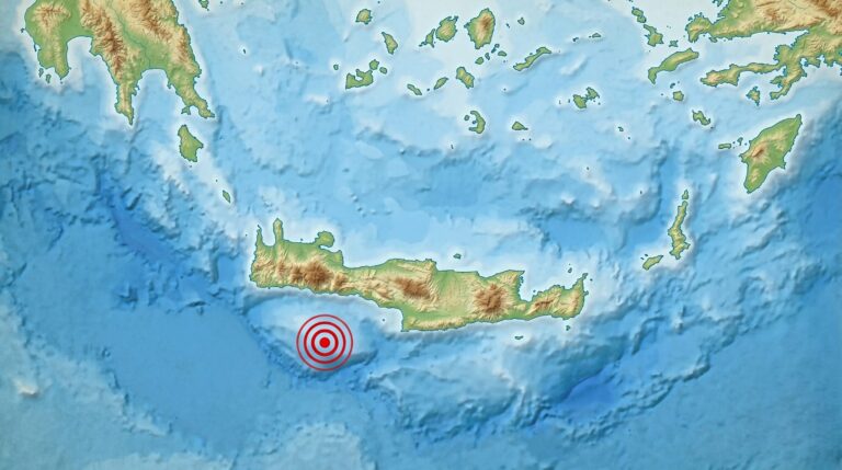 terremoto creta oggi