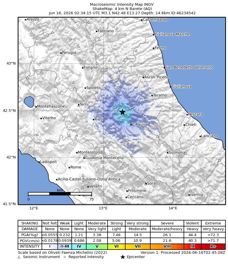 terremoto l'aquila abruzzo barete