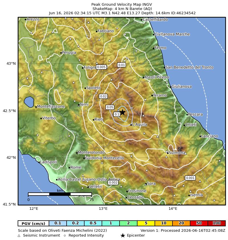 terremoto l'aquila abruzzo barete
