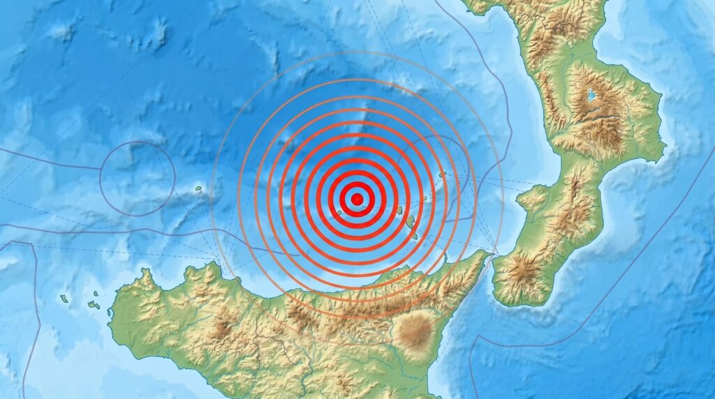 terremoto oggi eolie tirreno