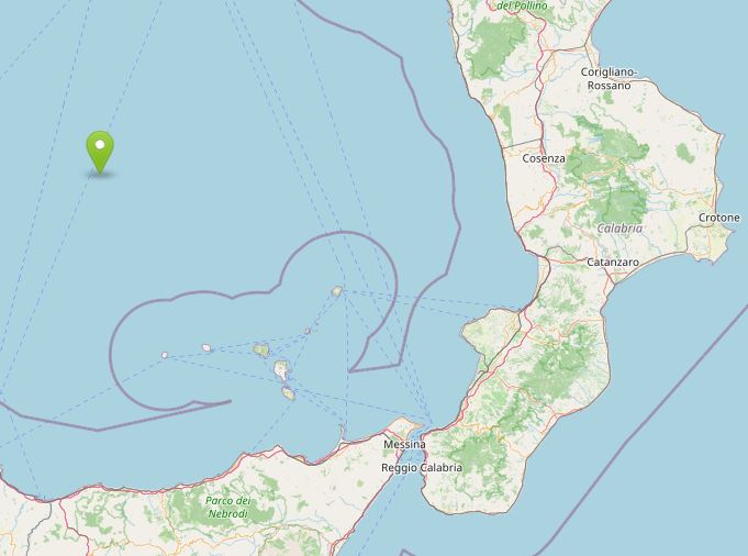 terremoto oggi tirreno calabria sicilia
