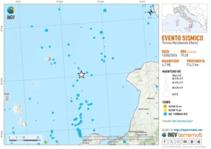 terremoto tirreno 13 giugno 2026