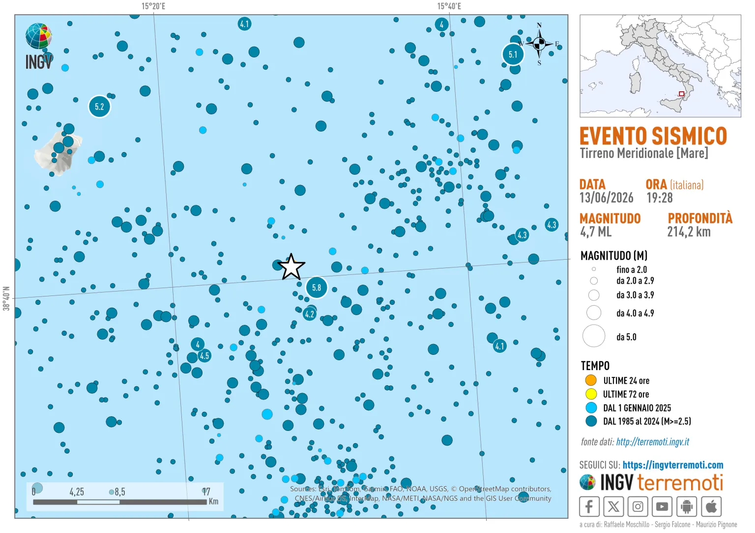 terremoto tirreno