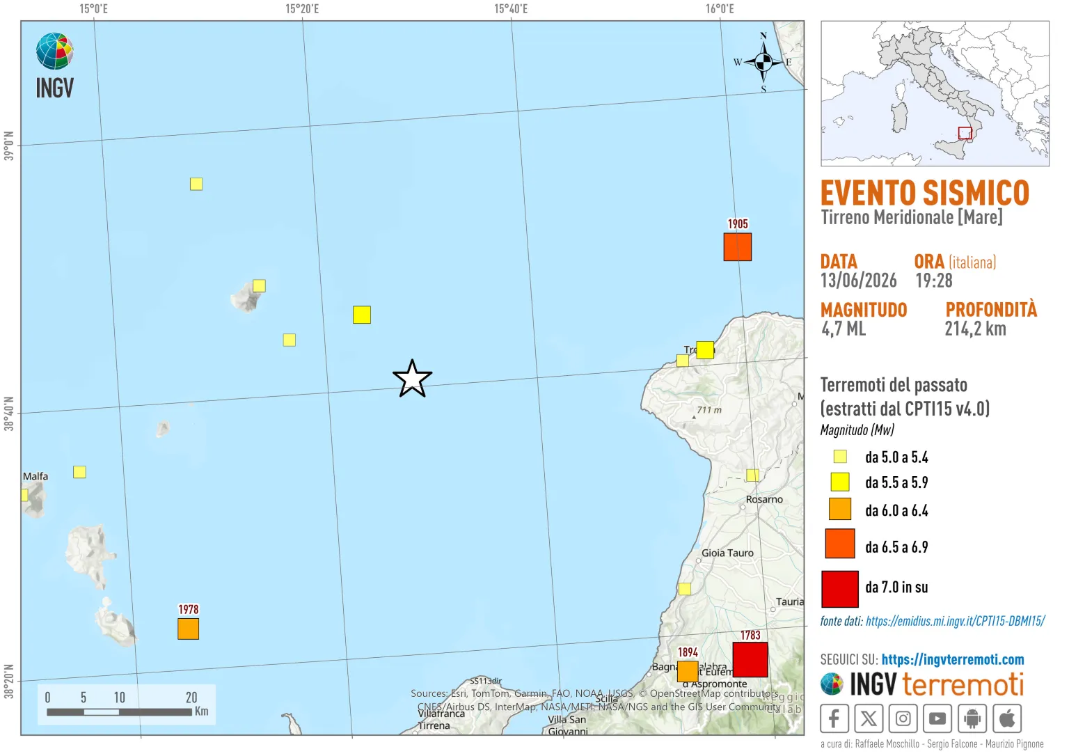 terremoto tirreno