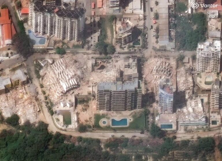 terremoto venezuela vantor dall'alto