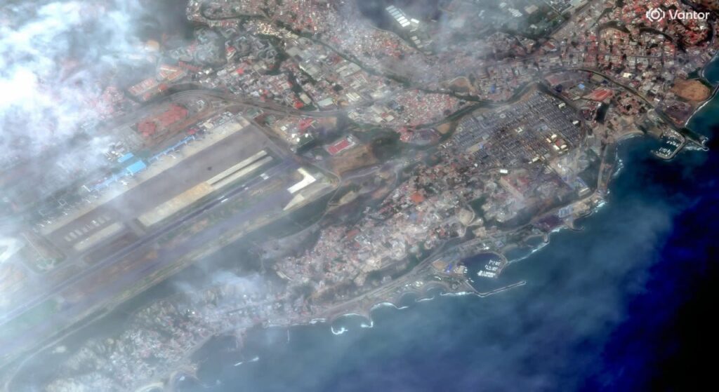 terremoto venezuela vantor dall'alto