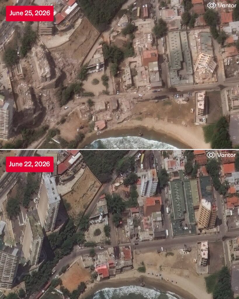 terremoto venezuela vantor dall'alto