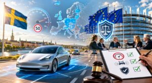tesla guida autonoma svezia