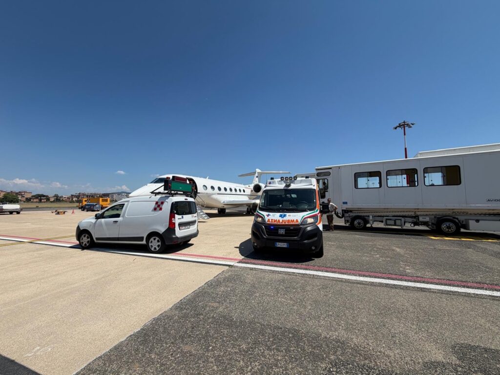 trasporto sanitario aeronautica militare