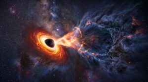 vento buco nero via lattea