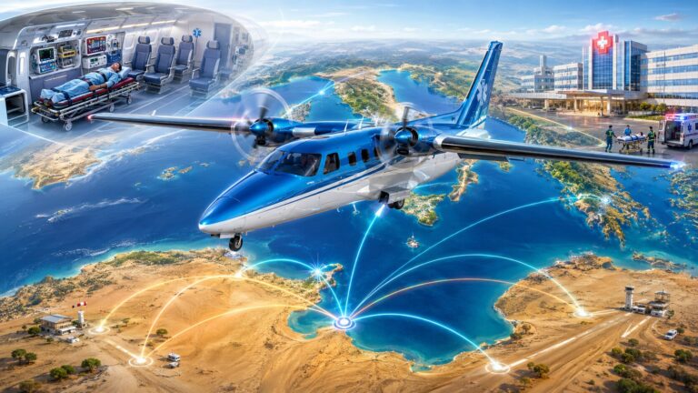 volo sanitario urgente mediterraneo