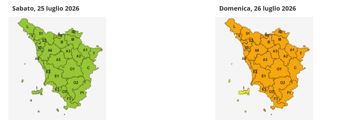 Allerta meteo Toscana