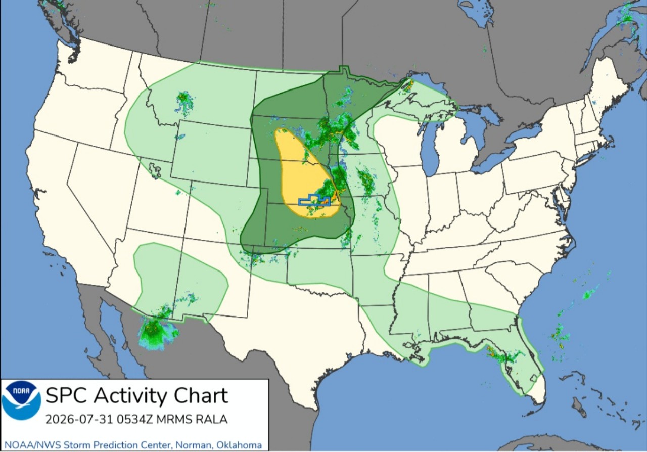 Allerta meteo USA 31 luglio