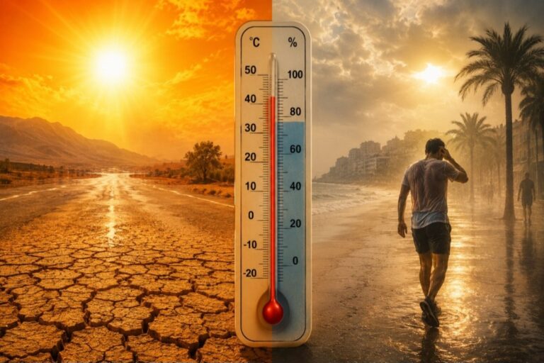 Caldo estremo e umidità