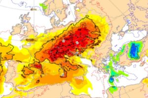 Caldo estremo Europa EFI ECMWF