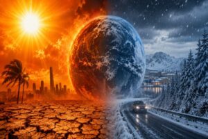 Cambiamento climatico caldo e freddo