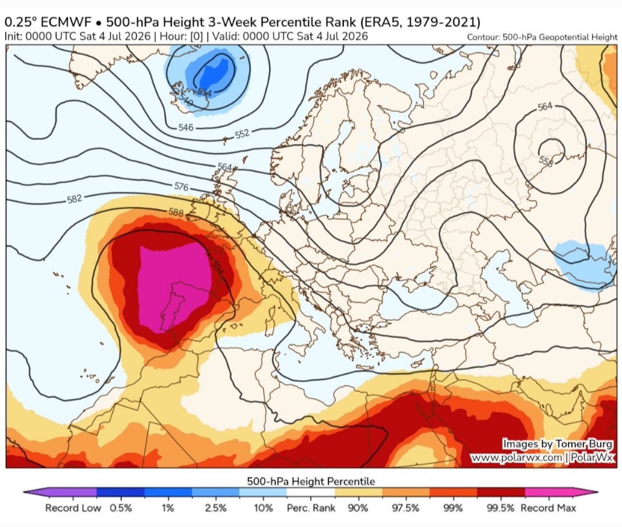 Heat Dome Europa 4 luglio
