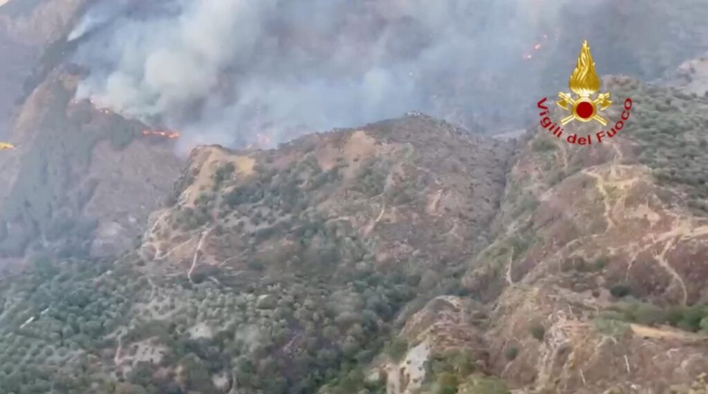 Incendi Calabria