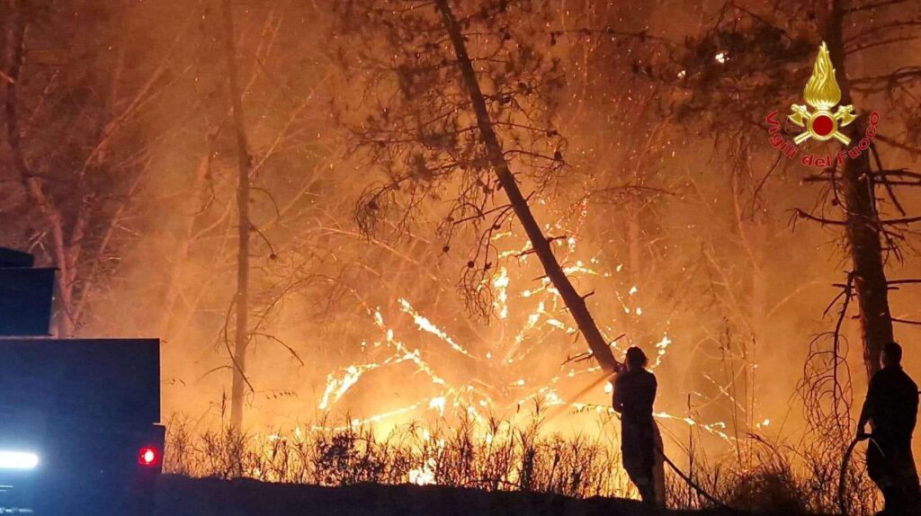 Incendi Calabria
