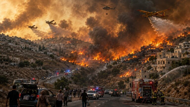 Incendi Cisgiordania
