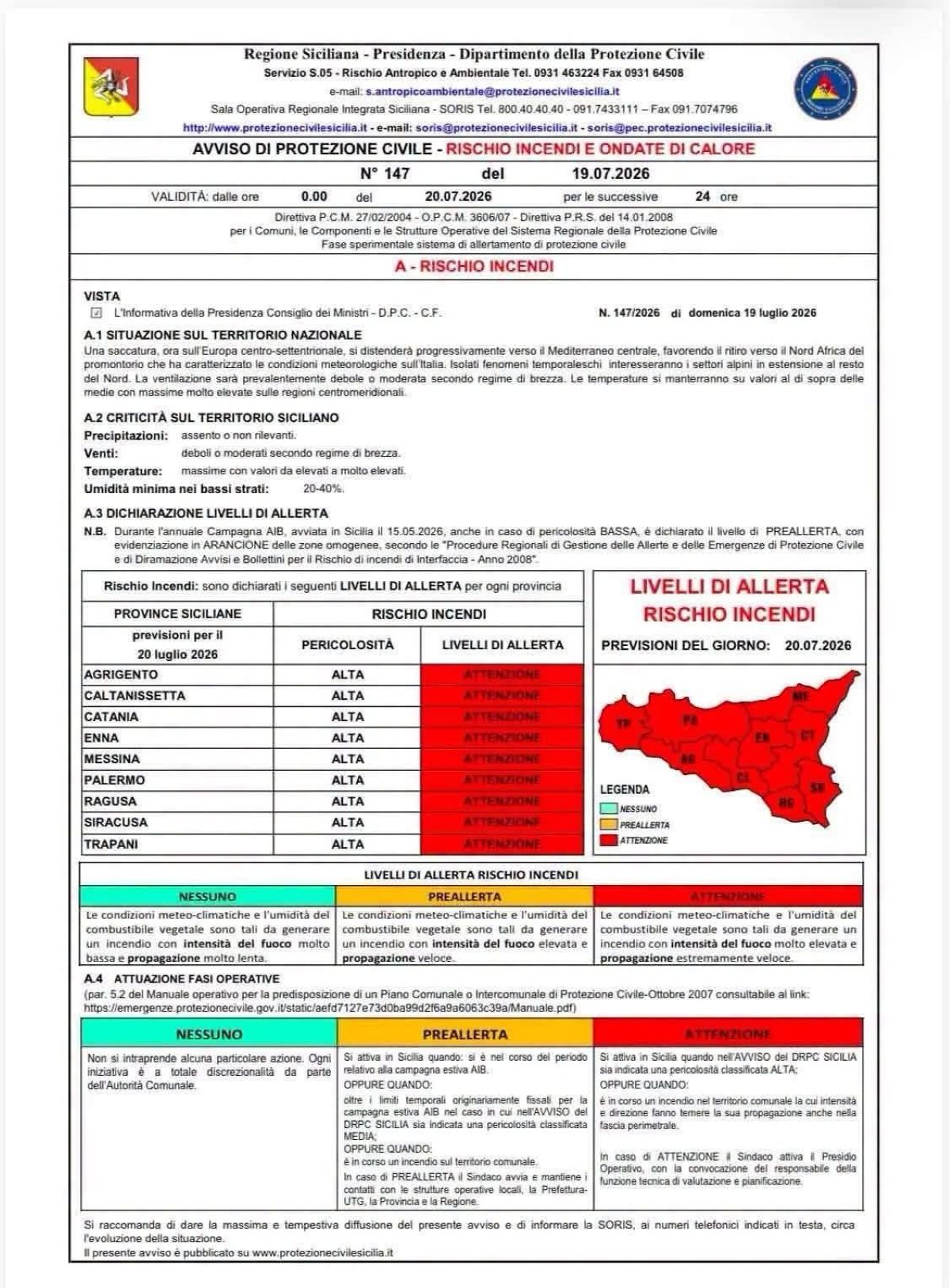 Incendi Sicilia
