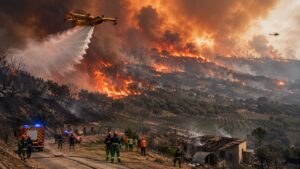 Incendio Abruzzo
