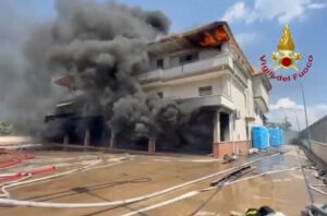 Incendio Striano