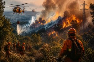 Incendio Toscana