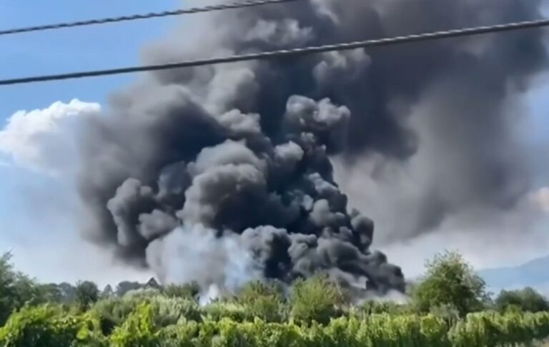 Incendio Frosinone