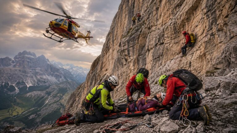 Incidente montagna alpinista