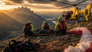 Incidente montagna parapendio