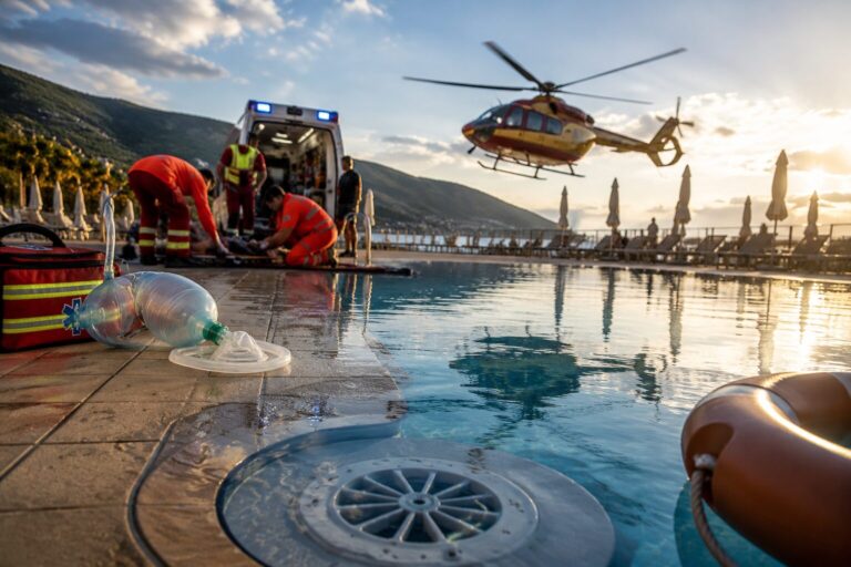 Incidente piscina