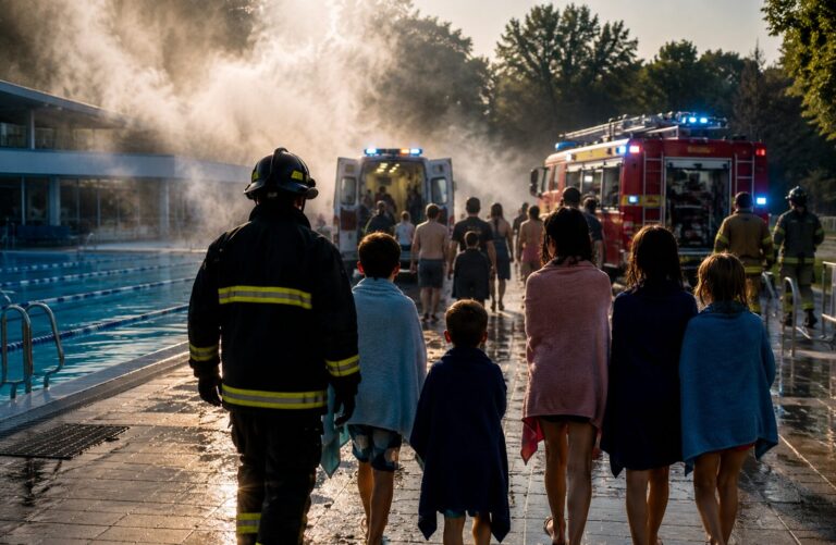Incidente piscina Roma