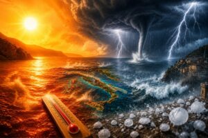Mediterraneo bollente eventi estremi