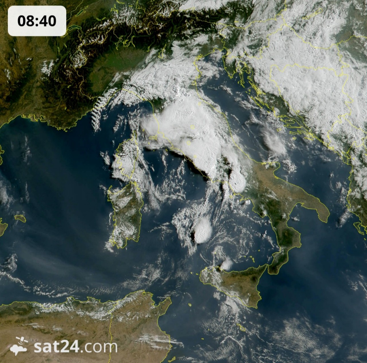 Satellite Meteosat Terza Generazione Italia