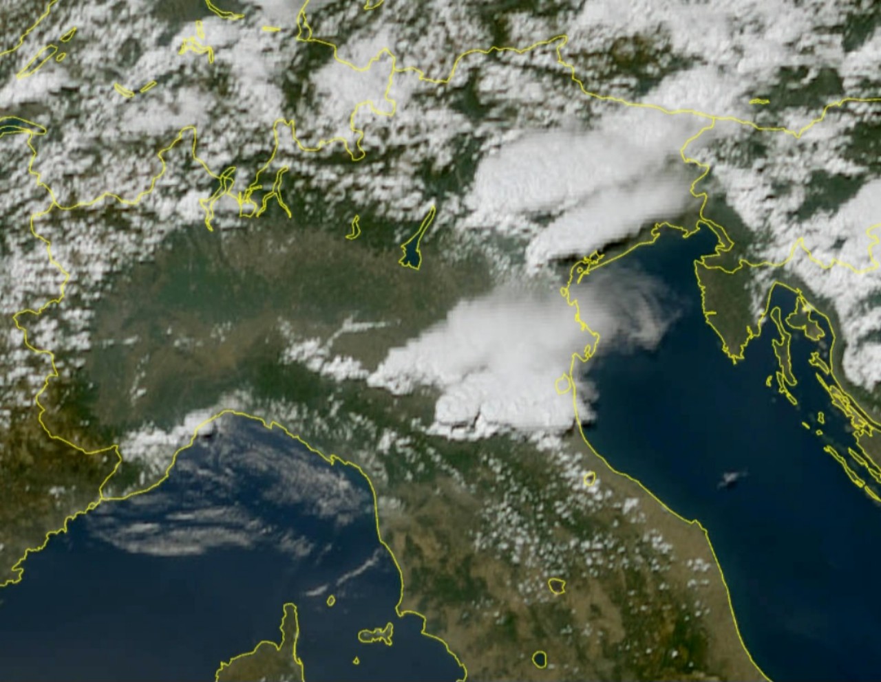 Satellite Nord Italia 18 luglio