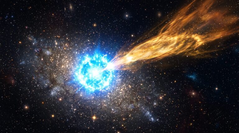 Scoperta una nuova classe di esplosioni cosmiche nello Spazio profondo transiente blu