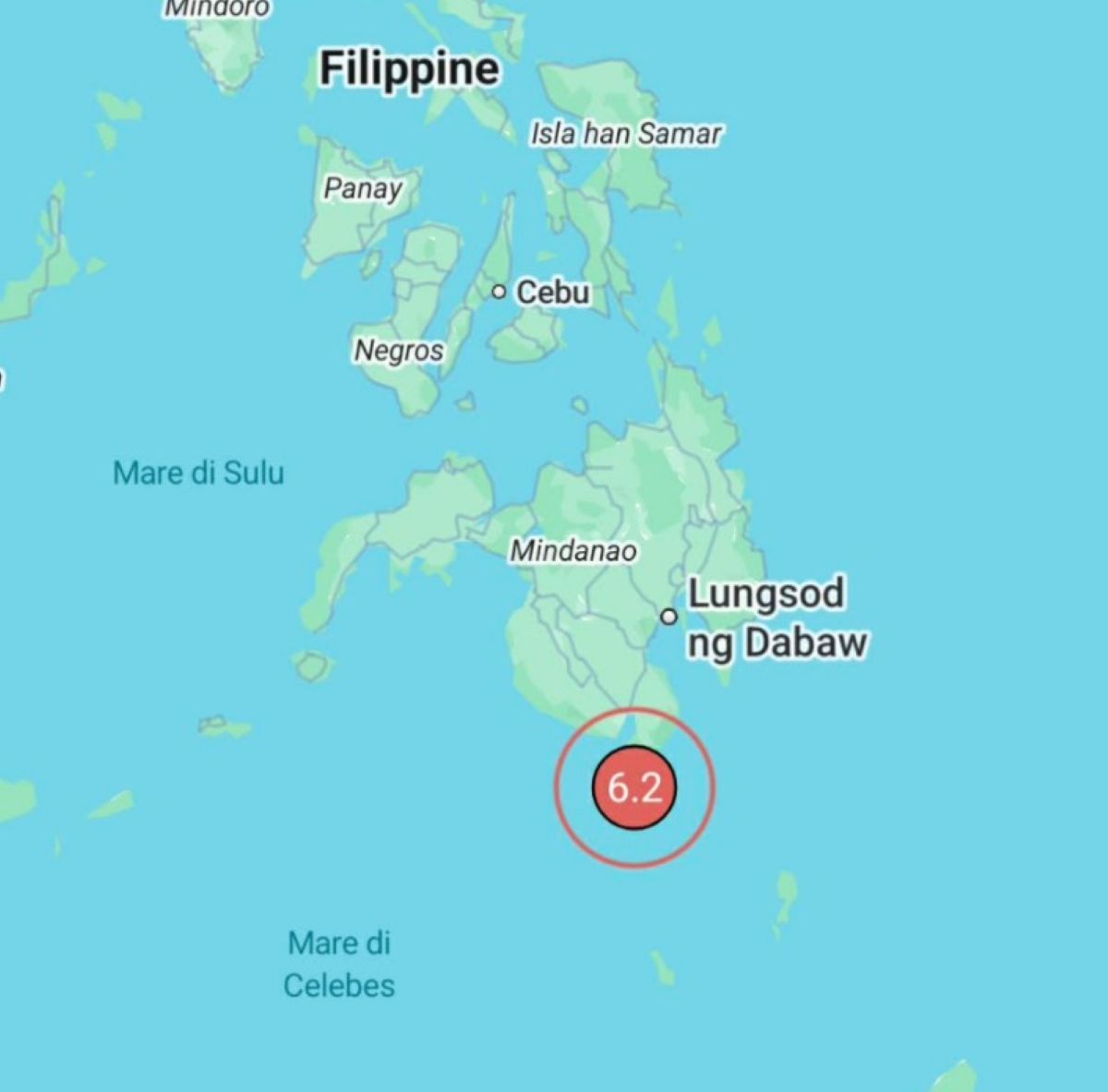 Terremoto Filippine