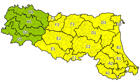 allerta meteo domani 20 luglio emilia romagna